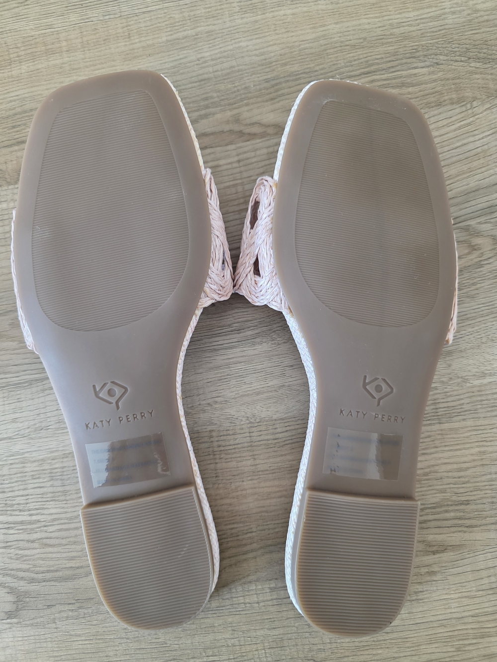 New - Katy Perry Collections Blush Braided Floral Slide Mules - Picture 4 of 5